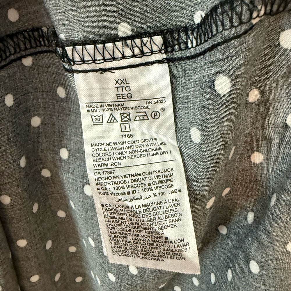 Old Navy Black Midi Slip Dress V-Neck - Picture 4 of 5